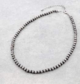 NECKLACE NAVAJO PEARL 6MM  18"