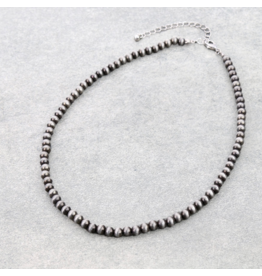 NECKLACE NAVAJO PEARL 6MM  18"