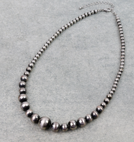 GRADUATED NAVAJO PEARL NECKLACE