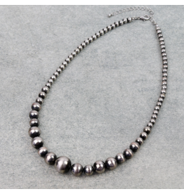 GRADUATED NAVAJO PEARL NECKLACE