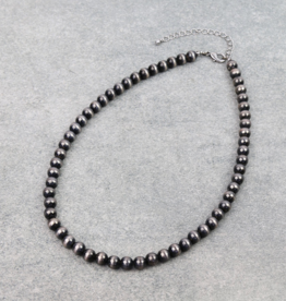 NAVAJO PEARL NECKLACE 8MM 18"