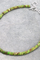 NECKLACE GREEN GEMSTONE