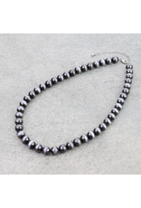 NECKLACE NAVAJO PEARL 10 MM BEADS