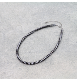 NECKLACE NAVAJO PEARL 6MM SAUCERS