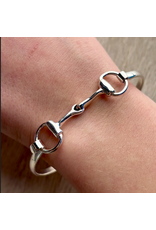 STERLING SILVER HORSE BIT BRACELET