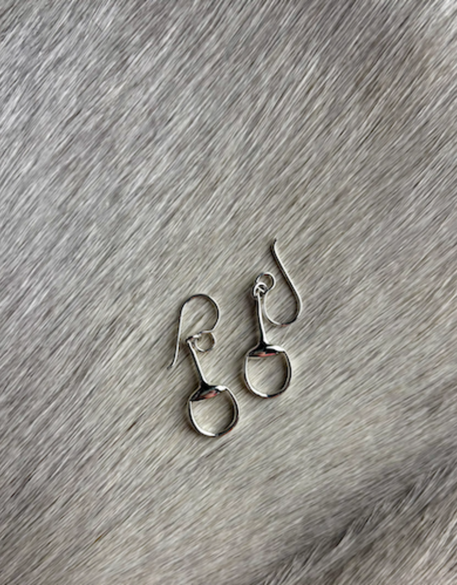 EARRING DANGLE BIT STERLING SILVER