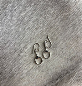 EARRING DANGLE BIT STERLING SILVER