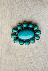 WILD RAG SLIDE BLUE TURQUOISE CONCHO