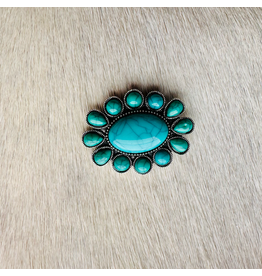 WILD RAG SLIDE BLUE TURQUOISE CONCHO