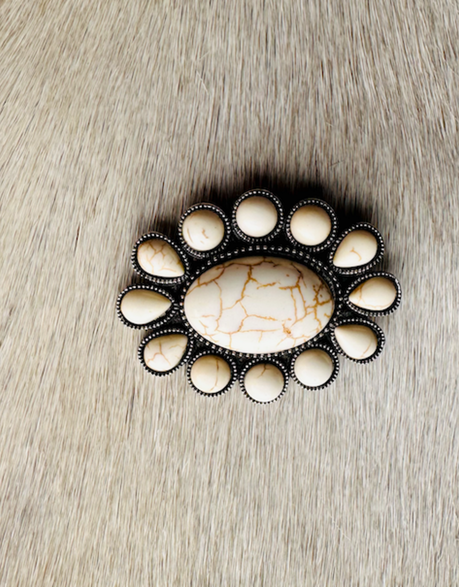 WILD RAG SCRAF SLIDE WHITE CONCHO