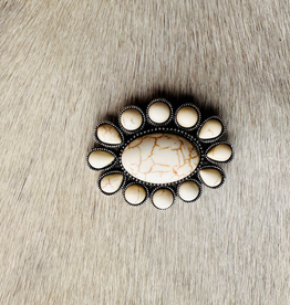 WILD RAG SCRAF SLIDE WHITE CONCHO