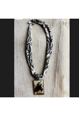 WILD RAG NECKLACE WITH BULL PENDANT