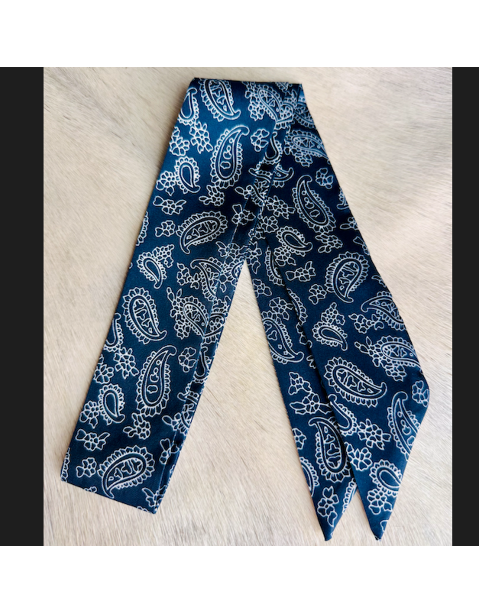 TWILLY BLUE AND WHITE BANDANA