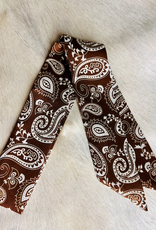TWILLIE WILD RAG BROWN & WHITE