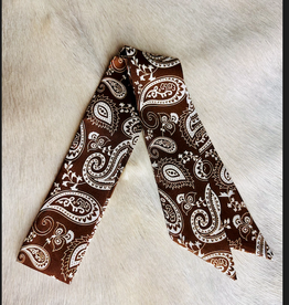 TWILLIE WILD RAG BROWN & WHITE