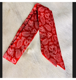 TWILLY MAROON & WHITE  BANDANA PRINT