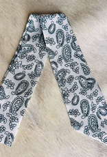 TWILLY WHITE AND BLACK BANDANA PRINT