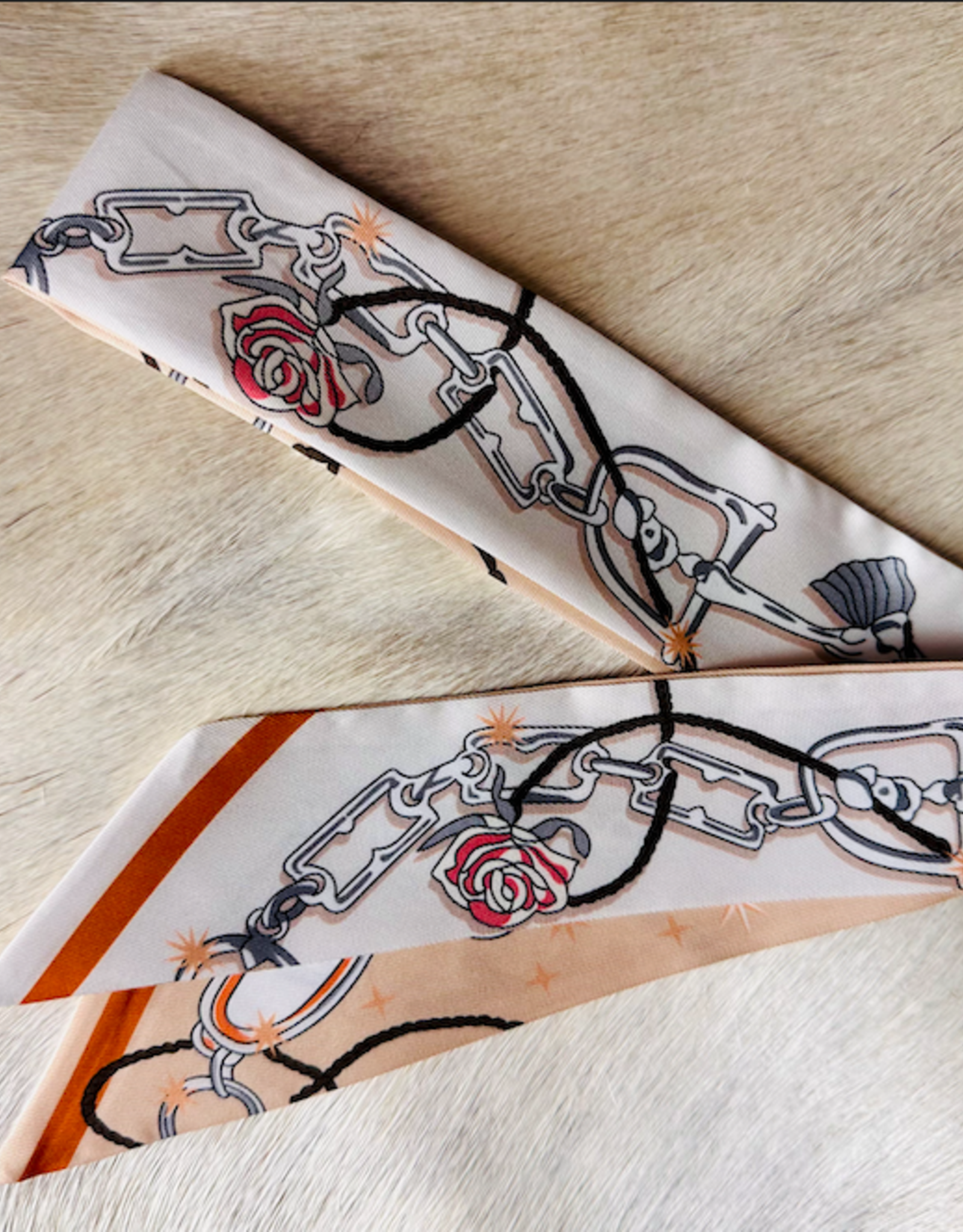 REVERSIBLE TWILLY SKELETON BIT WHITE AND TAN