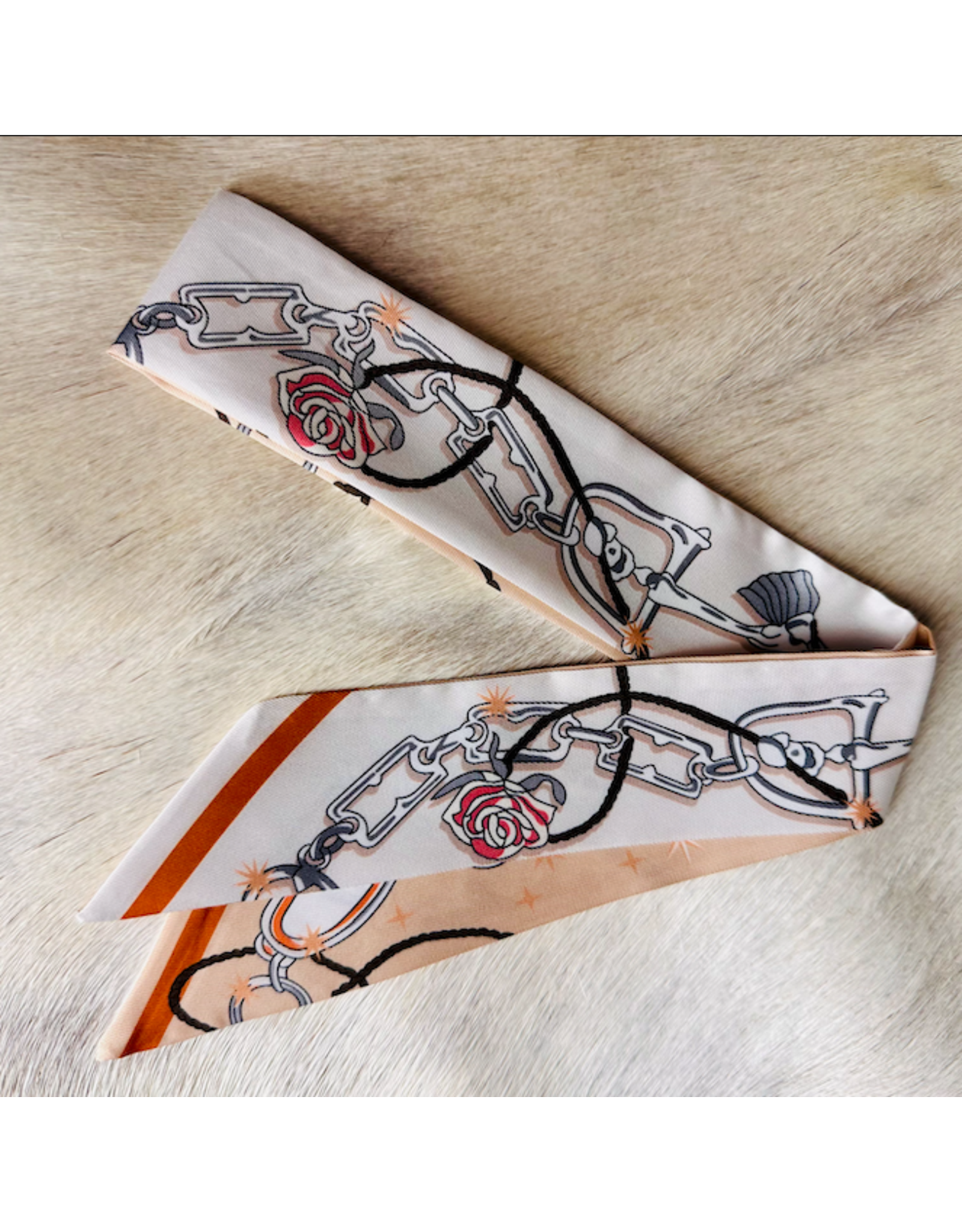 REVERSIBLE TWILLY SKELETON BIT WHITE AND TAN