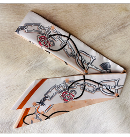 REVERSIBLE TWILLY SKELETON BIT WHITE AND TAN