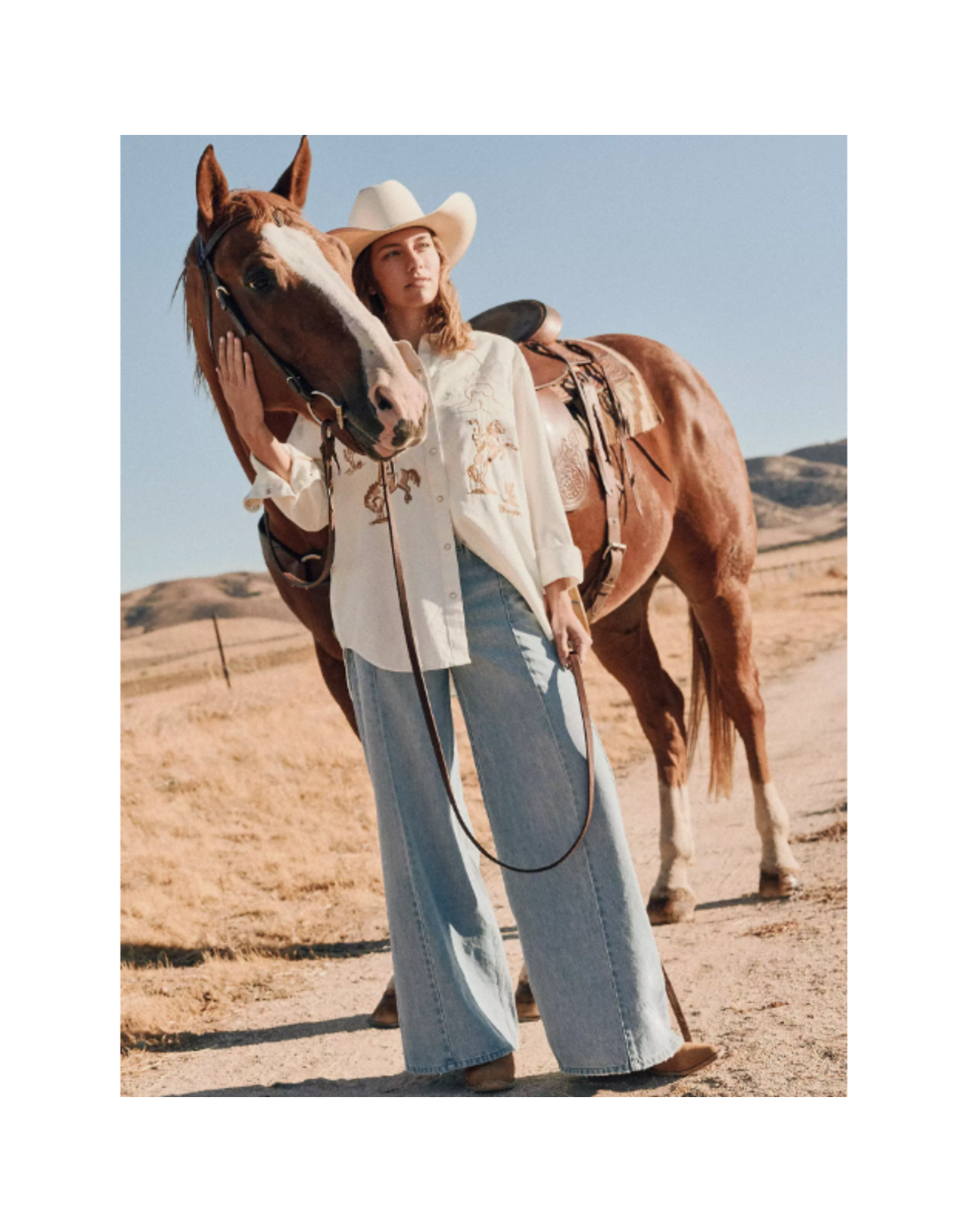 JEANS WMS WRANGLER WIDE LEG BAILEY LIGHT