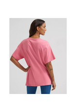 SHIRT WMS WRANGLER TEE PINK BUCKIN CONFETTI