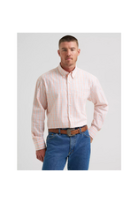 SHIRT MNS WRANGLER LS PEACHY PLAID