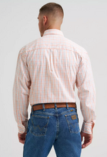 SHIRT MNS WRANGLER LS PEACHY PLAID