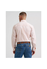 SHIRT MNS WRANGLER LS PEACHY PLAID