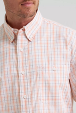 SHIRT MNS WRANGLER LS PEACHY PLAID