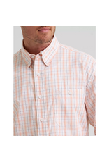 SHIRT MNS WRANGLER LS PEACHY PLAID