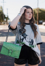 SWEATER SHIRT WMS "RANCH MADE" BLACK & GRAY