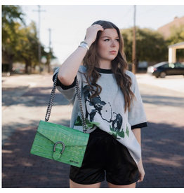 SWEATER SHIRT WMS "RANCH MADE" BLACK & GRAY