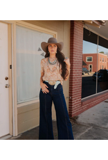 SHIRT WMS TEE TAN & ORANGE "DOODLE DOS"