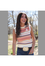 SWEATER VEST WMS CRUEL GIRL MULTICOLOR