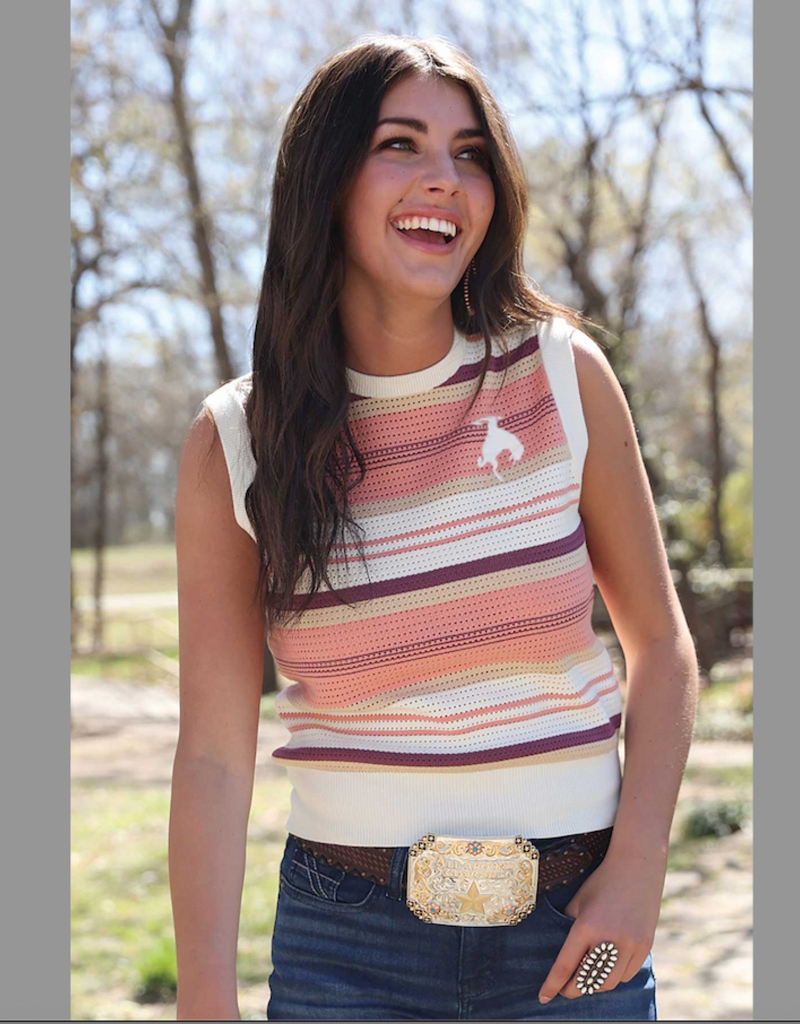 SWEATER VEST WMS CRUEL GIRL MULTICOLOR