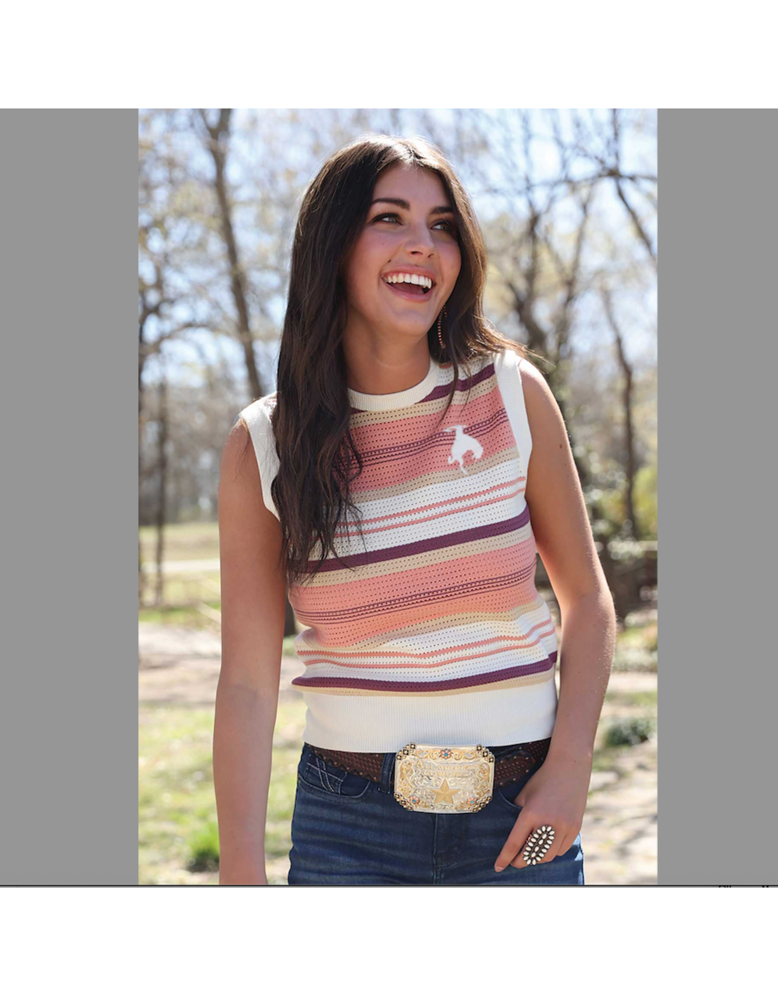 SWEATER VEST WMS CRUEL GIRL MULTICOLOR