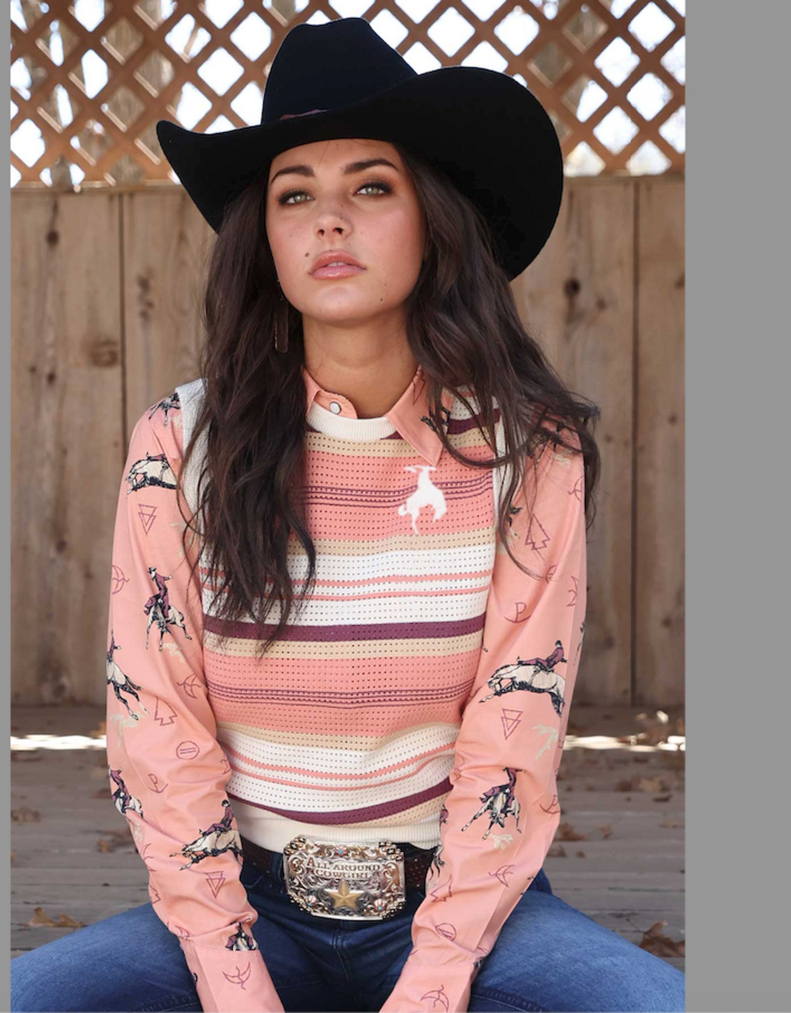 SWEATER VEST WMS CRUEL GIRL MULTICOLOR