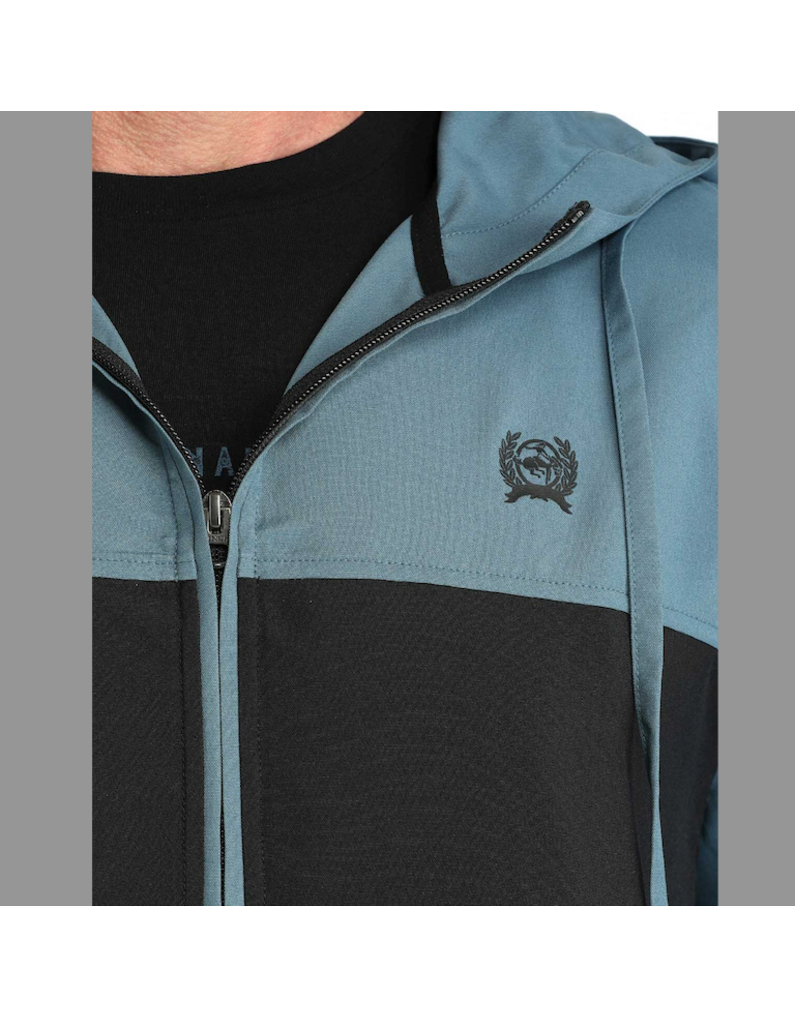 CINCH HOODIE MENS CINCH BLUE & BLACK