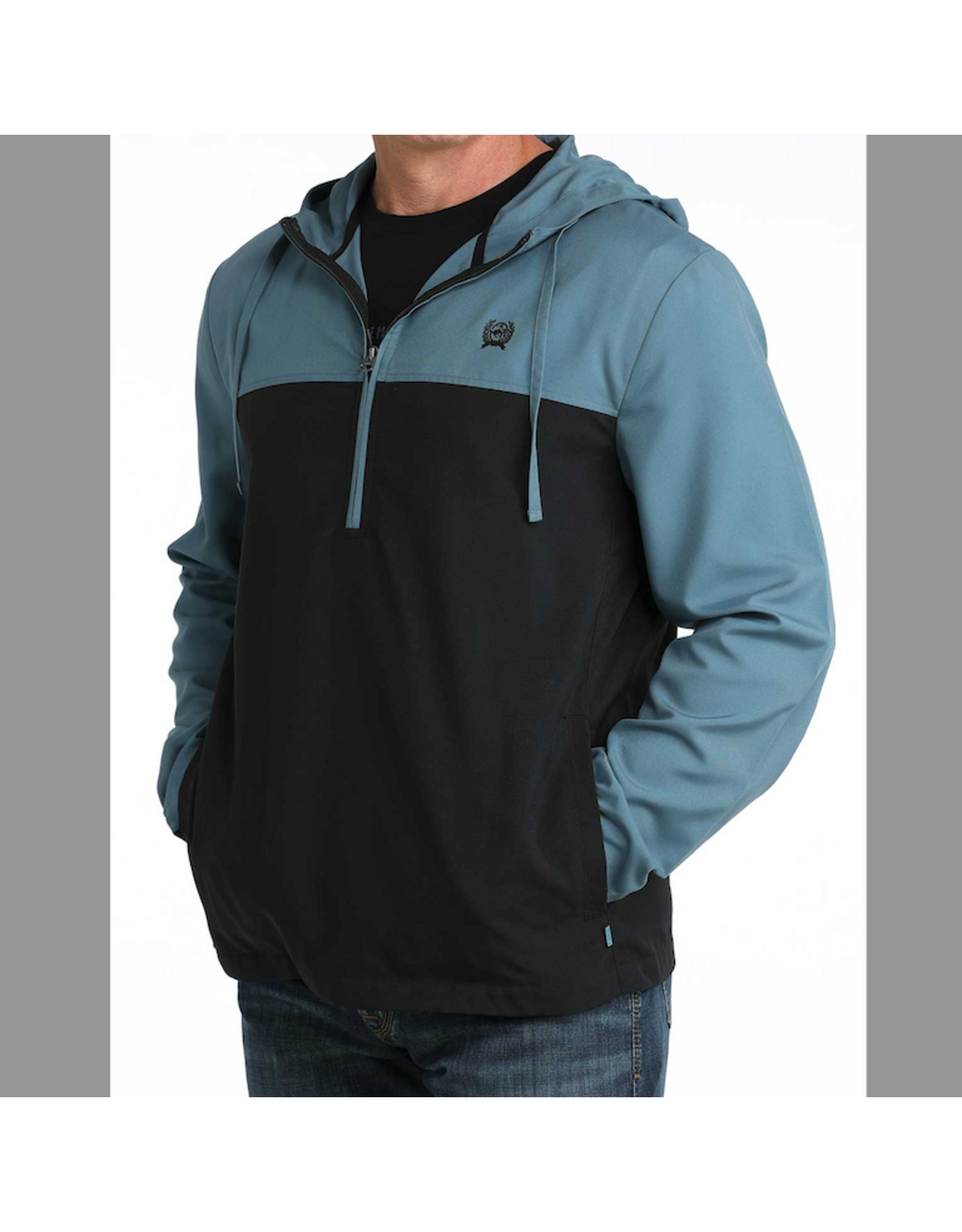 CINCH HOODIE MENS CINCH BLUE & BLACK