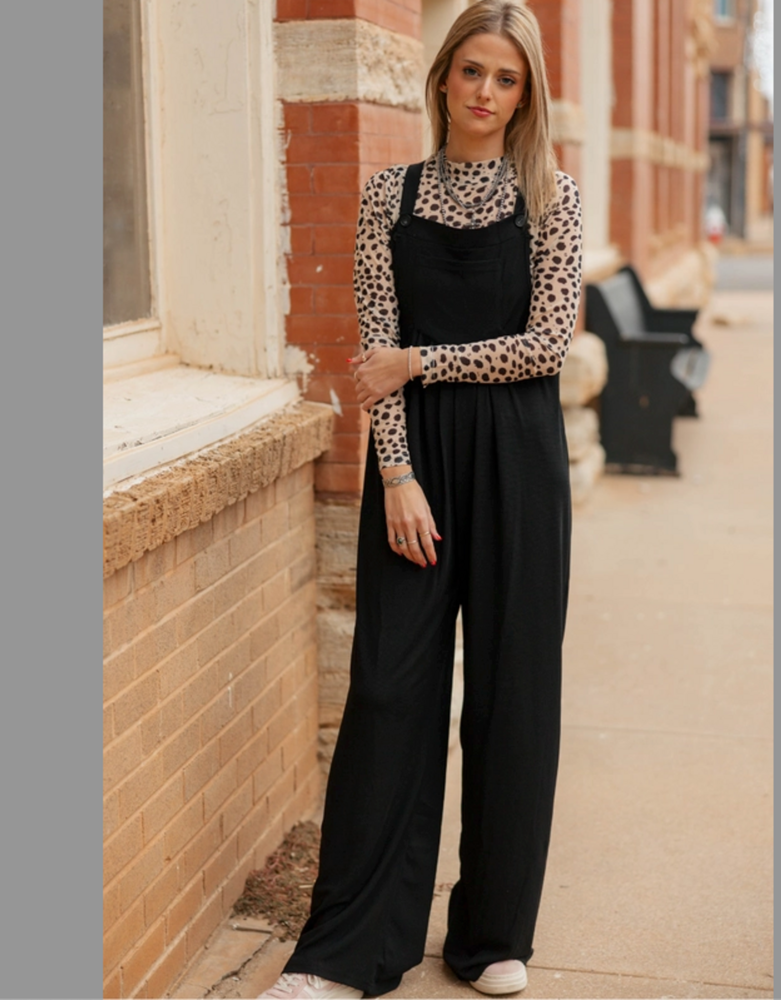 JUMPSUIT WMS BLACK "NIGHT SKY"