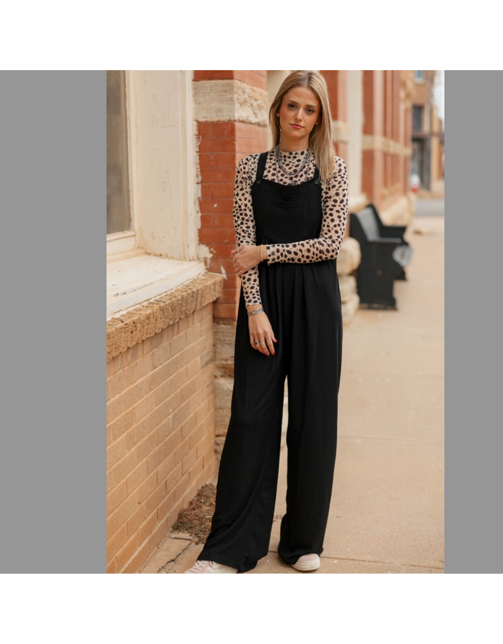 JUMPSUIT WMS BLACK "NIGHT SKY"