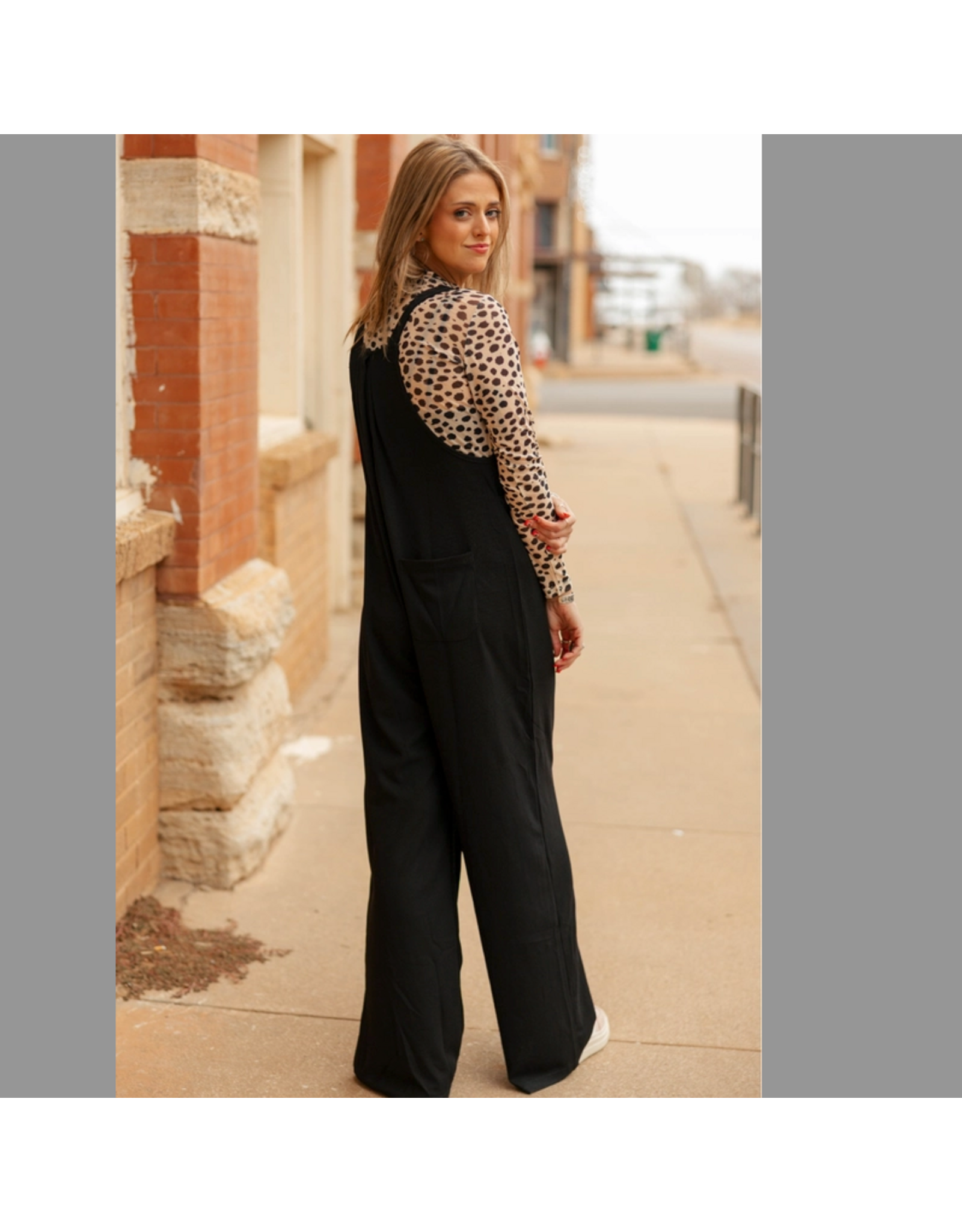 JUMPSUIT WMS BLACK "NIGHT SKY"