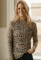 SHIRT WMS SPECKLED DUNE MESH TOP