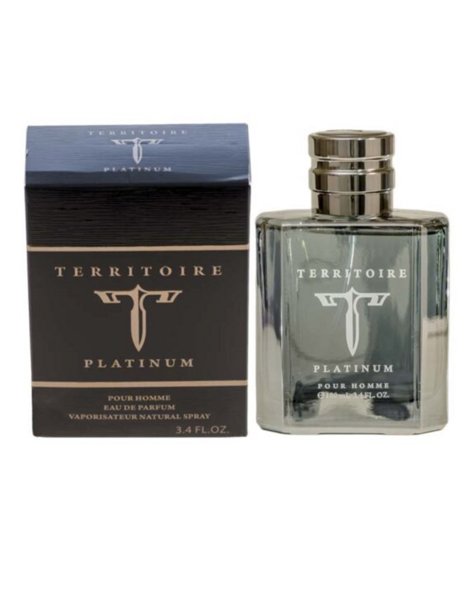 TERRITOIRE PLATINUM COLOGNE FOR MEN 3.4 OZ
