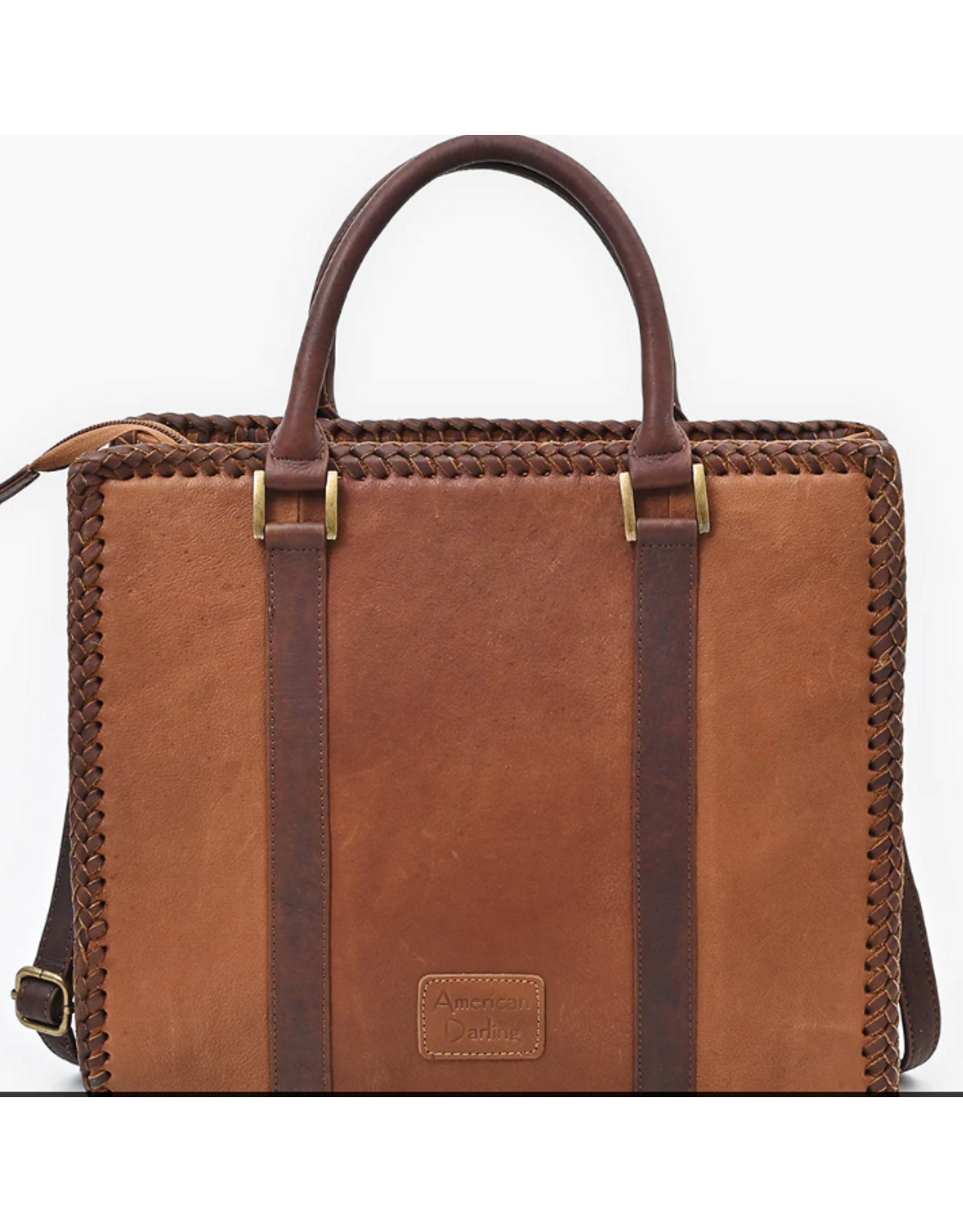 AMERICAN DARLING PURSE TOTE BRANDED HAIR ON GENUINE LEATHER