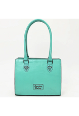 AMERICAN DARLING PURSE LEATHER TURQUOISE TOOLED TOTE