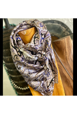 WILD RAG PAISELY SILK SCARF
