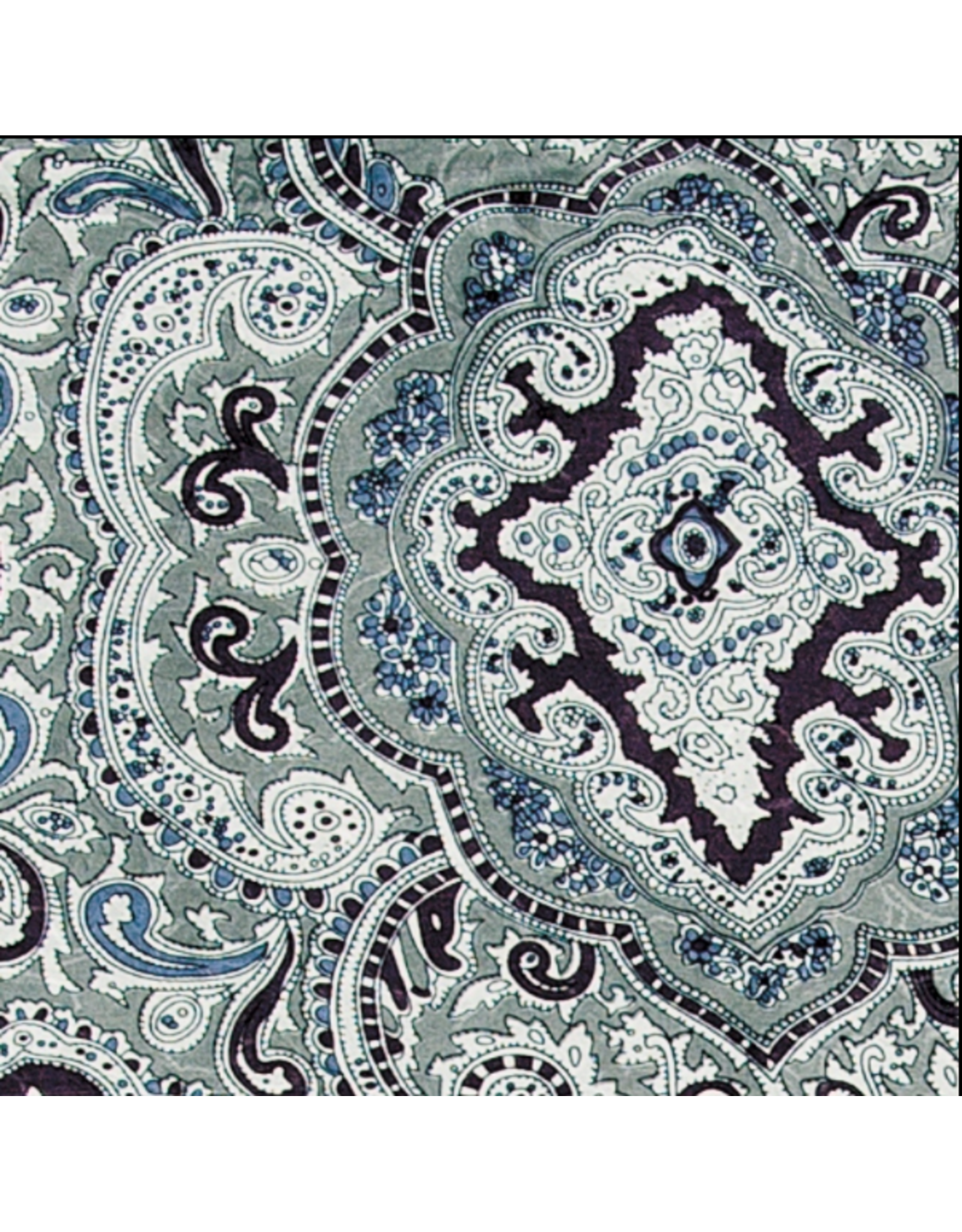 WILD RAG PAISELY SILK SCARF