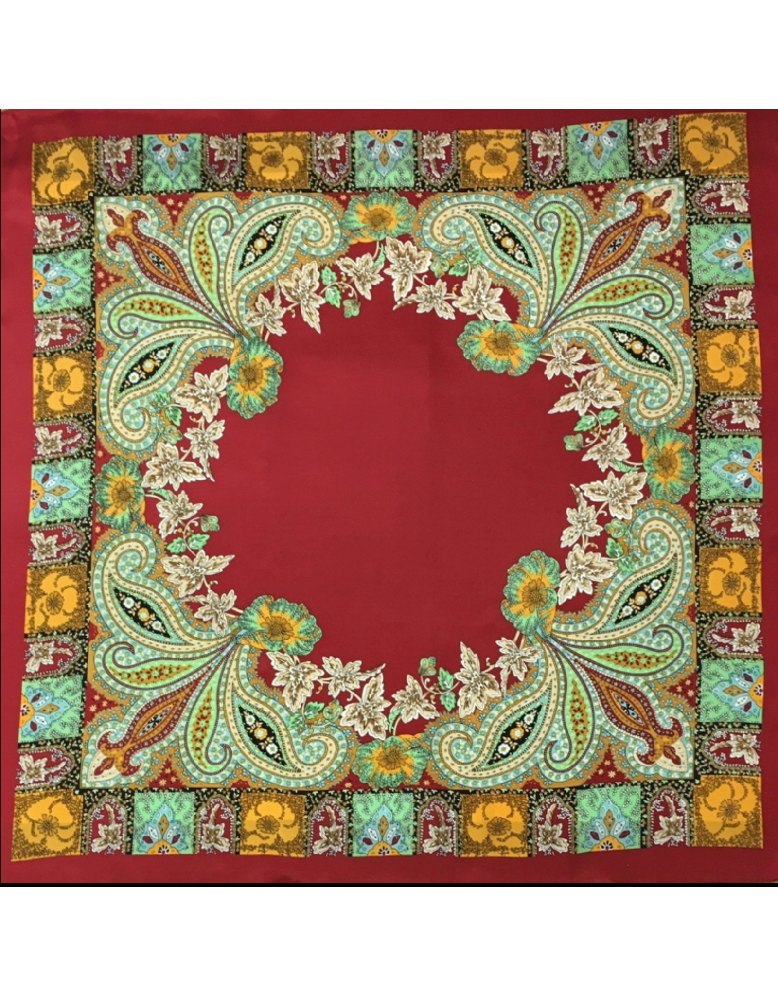 WILD RAG CHARMEUSE SILK SCARF